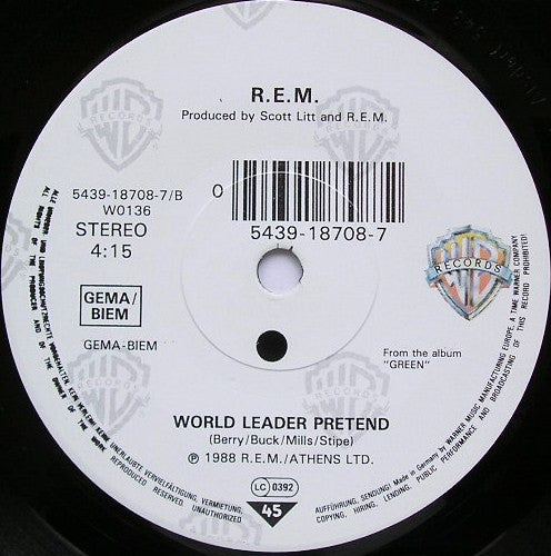R.E.M. : Drive (7", Single, Sma)