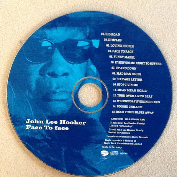 John Lee Hooker : Face To Face (CD, Album)