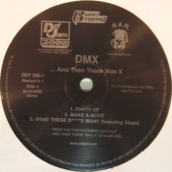 DMX : ...And Then There Was X (2xLP, Promo, Rad)