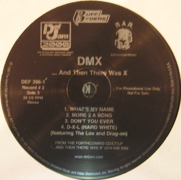 DMX : ...And Then There Was X (2xLP, Promo, Rad)