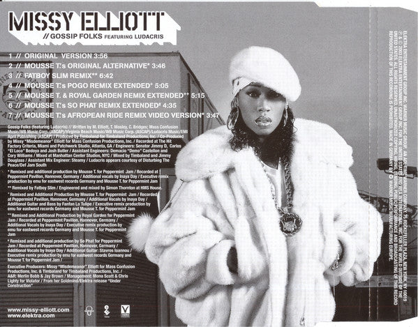 Missy Elliott Featuring Ludacris : Gossip Folks (CD, Maxi)
