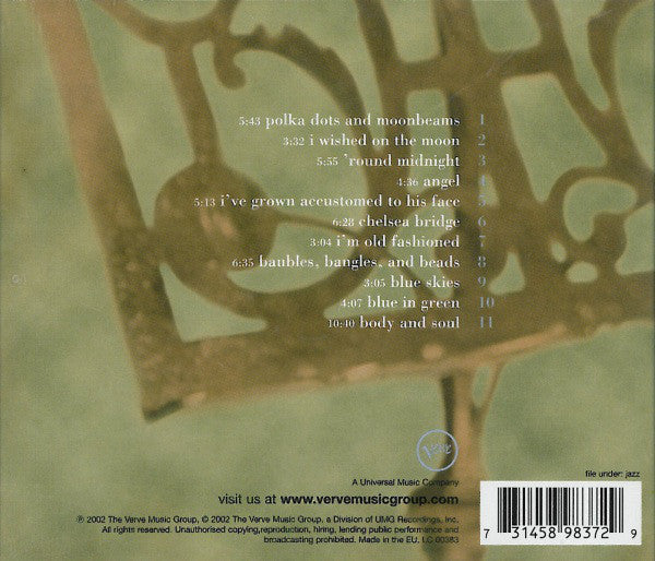 Cassandra Wilson : Sings Standards (CD, Comp, UML)