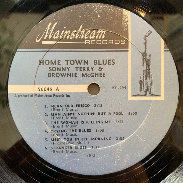 Sonny Terry & Brownie McGhee : Home Town Blues (LP, Album, Mono)