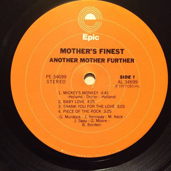 Mother's Finest : Another Mother Further (LP, Album, Pit)