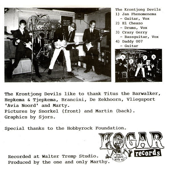 The Krontjong Devils : Moovin With The Krontjong Devils (7", EP)