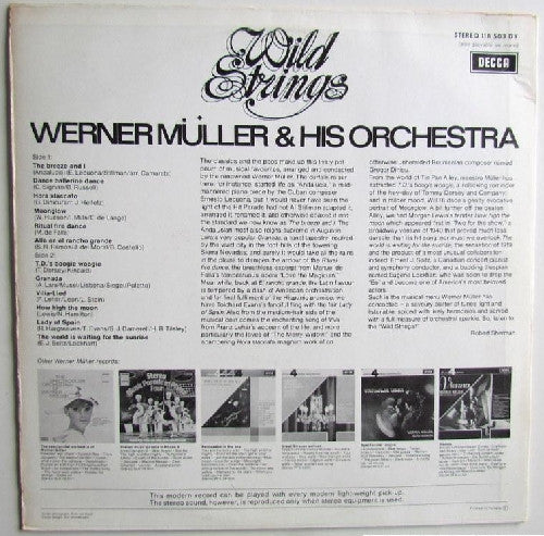 Werner Müller Und Sein Orchester : Wild Strings (LP, Album, RE)