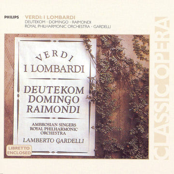 Verdi* - Deutekom* · Domingo* · Raimondi* · Ambrosian Singers* · Royal Philharmonic Orchestra · Gardelli* : I Lombardi (2xCD, Album, RE, RM)