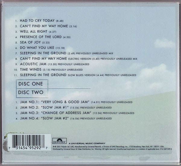 Blind Faith (2) : Blind Faith (2xCD, Album, Dlx, RE, RM)