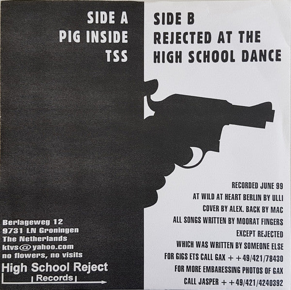 The Moorat Fingers : Rejected (7", EP)