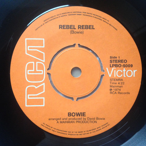 David Bowie : Rebel Rebel (7", Single)