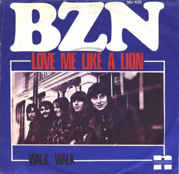 BZN : Love Me Like A Lion (7", Single)