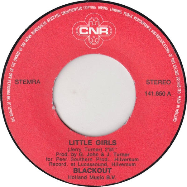 Blackout (15) : Little Girls (7", Single)