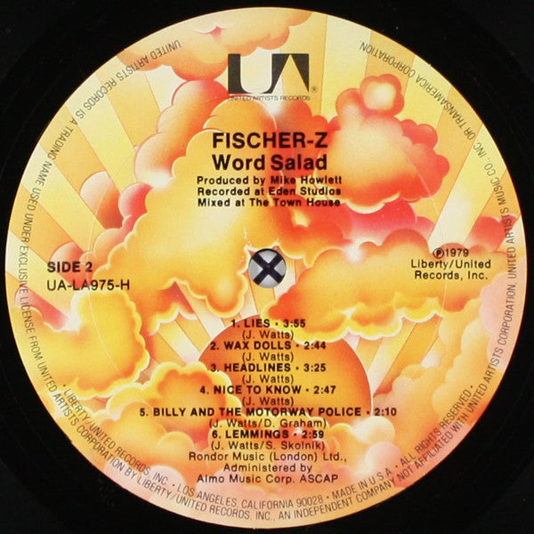 Fischer-Z : Word Salad (LP, Album)