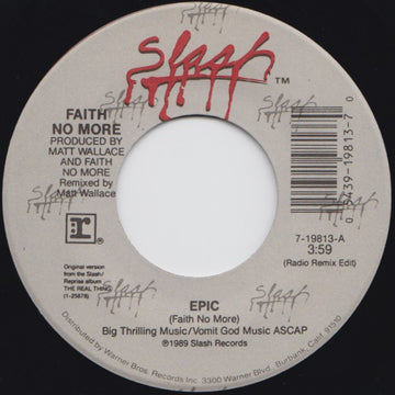 Faith No More : Epic (7", Single)