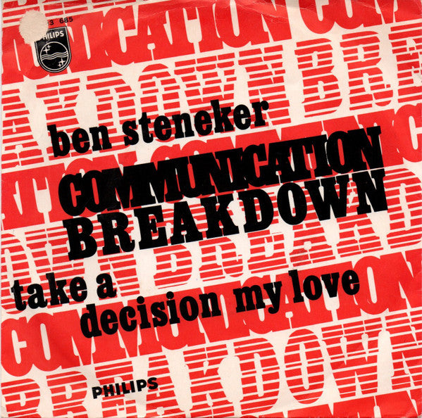 Ben Steneker : Communication Breakdown (7", Single)