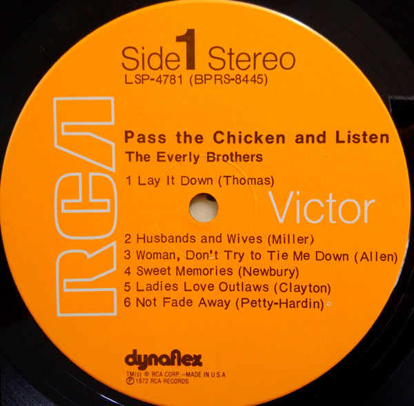 Everly Brothers : Pass The Chicken And Listen (LP, Album, Hol)