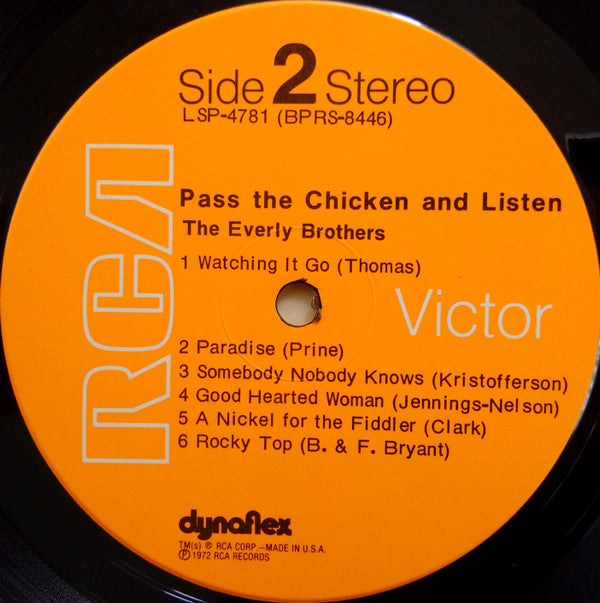 Everly Brothers : Pass The Chicken And Listen (LP, Album, Hol)