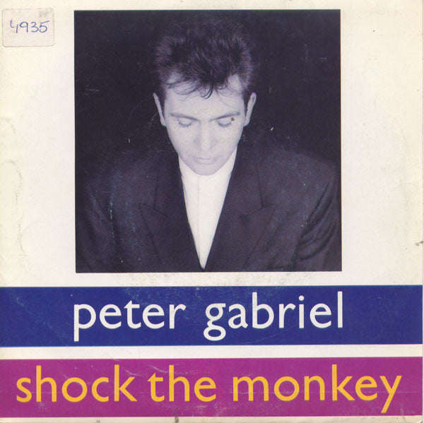 Peter Gabriel : Shock The Monkey (7", Promo)