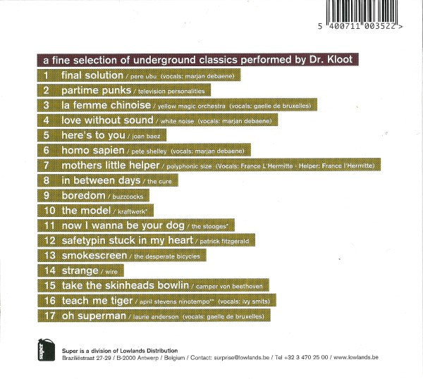 Kloot Per W : History Of The World / Part One (CD, Album)