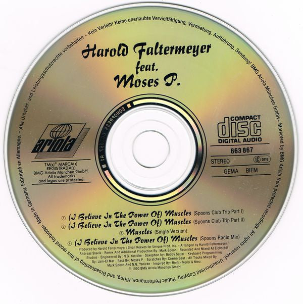 Harold Faltermeyer Feat. Moses Pelham : Muscles (CD, Maxi)