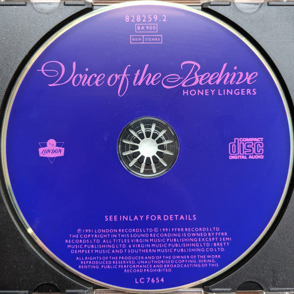 Voice Of The Beehive : Honey Lingers (CD, Album)