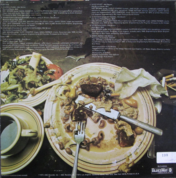 Mel Brown : Eighteen Pounds Of Unclean Chitlins And Other Greasy Blues Specialities (LP, Comp)
