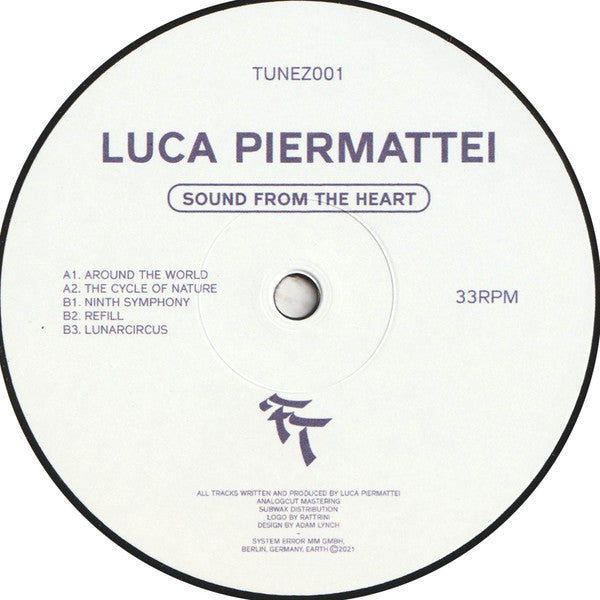 Luca Piermattei : Sound From The Heart (12", EP)