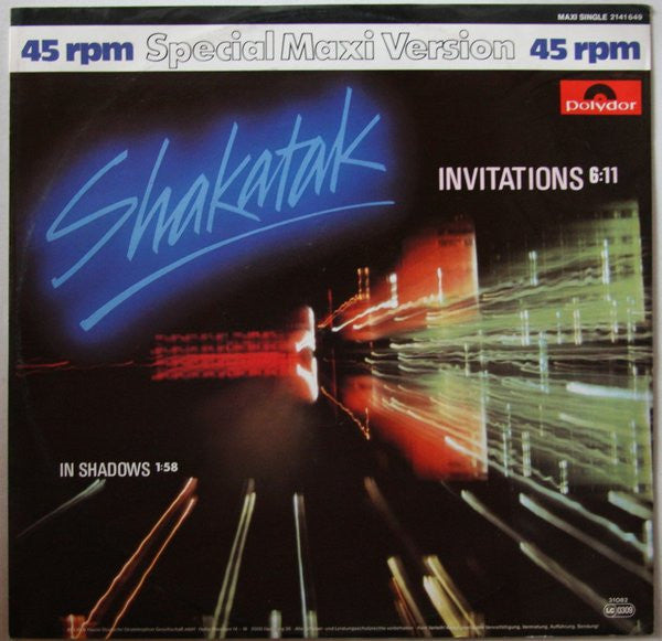 Shakatak : Invitations (12")