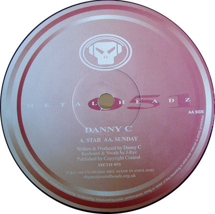 Danny C : Star / Sunday (12")