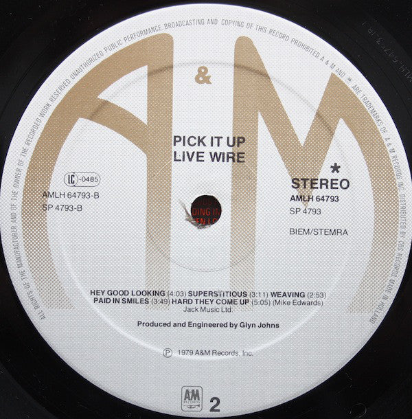 Live Wire (3) : Pick It Up (LP, Album)