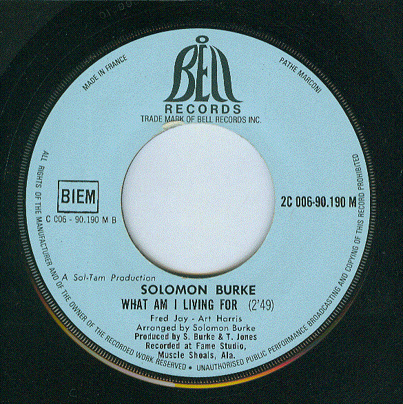 Solomon Burke : Proud Mary (7", Single)