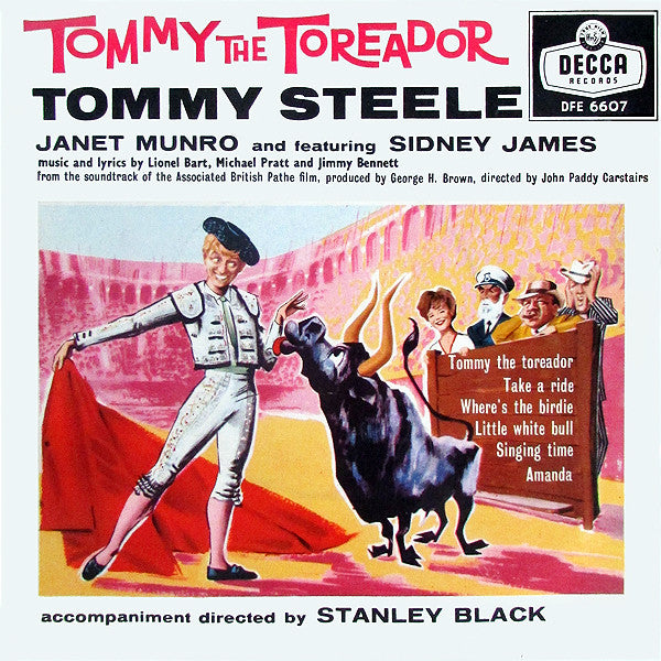 Tommy Steele : Tommy The Toreador (7", EP, 4 P)