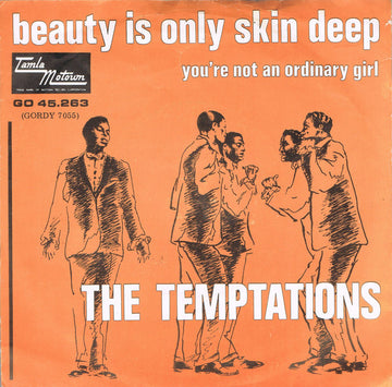 The Temptations : Beauty Is Only Skin Deep (7", Single)