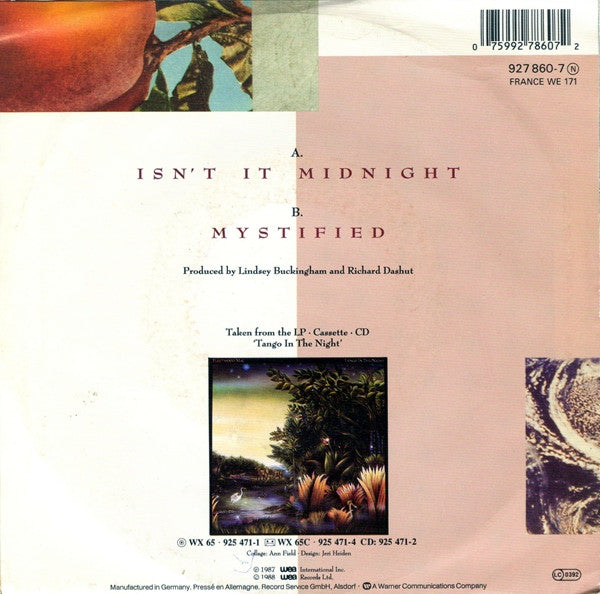Fleetwood Mac : Isn't It Midnight (7", Single)