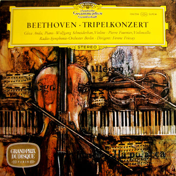 Ludwig van Beethoven - Géza Anda, Wolfgang Schneiderhan, Pierre Fournier, Radio-Symphonie-Orchester Berlin, Ferenc Fricsay : Tripelkonzert (LP, RE)