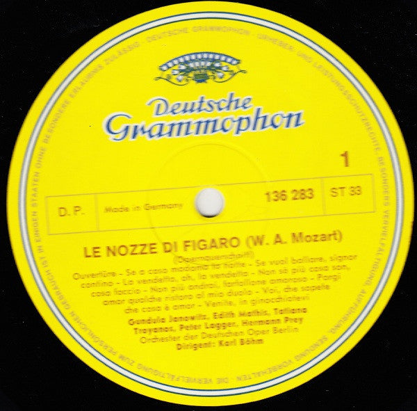 Wolfgang Amadeus Mozart, Karl Böhm : Le Nozze Di Figaro (Querschnitt) (LP)