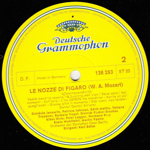 Wolfgang Amadeus Mozart, Karl Böhm : Le Nozze Di Figaro (Querschnitt) (LP)