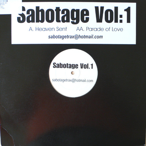 Sabotage Trax : Sabotage Vol.1 (12")