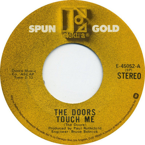 The Doors : Touch Me / Hello, I Love You (7", Single, RE, SP )