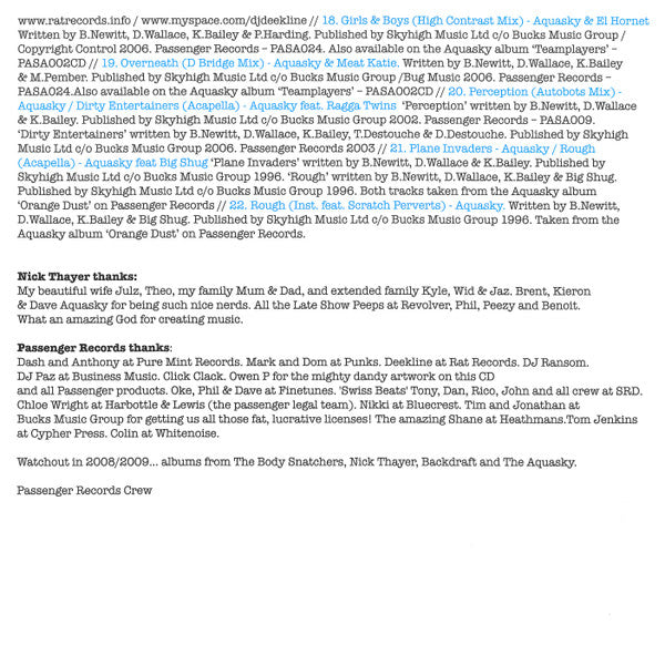 Nick Thayer : Breakbeat Bass Vol. 3 (CD, Comp, Mixed)