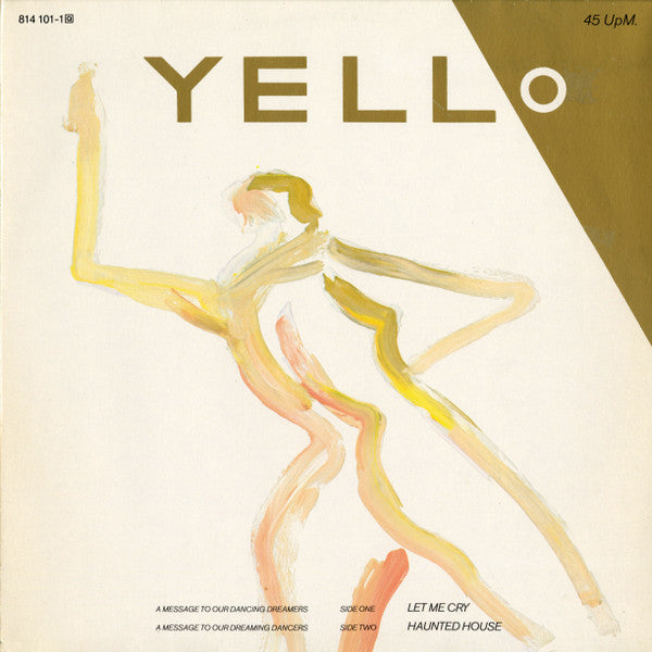 Yello : Let Me Cry / Haunted House (12", Maxi, Red)