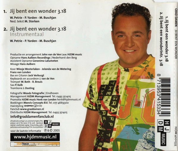 Grad Damen : Jij Bent Een Wonder (CD, Single)