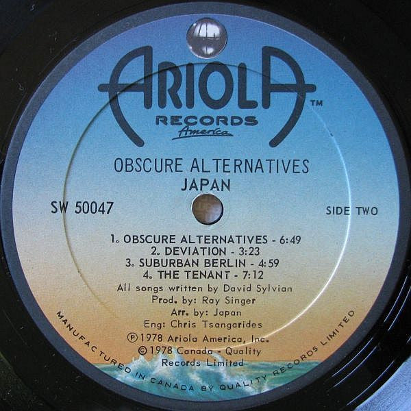 Japan : Obscure Alternatives (LP, Album)