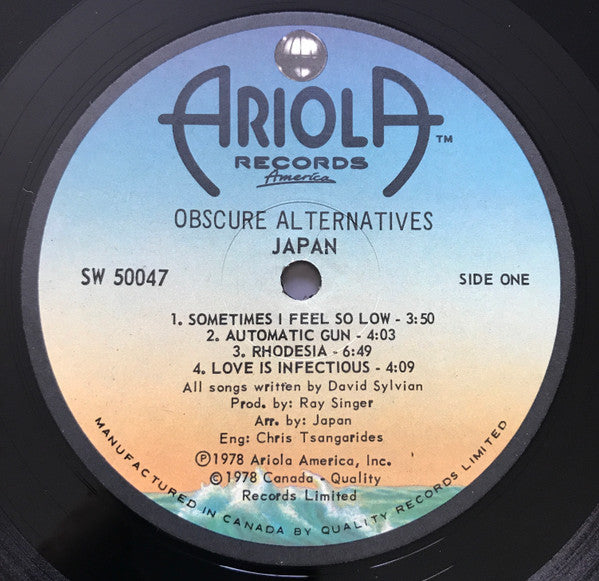 Japan : Obscure Alternatives (LP, Album)