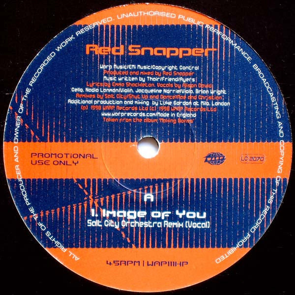 Red Snapper : Image Of You (12", Promo)