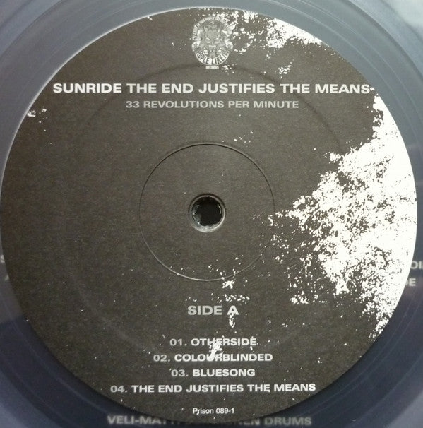 Sunride : The End Justifies The Means (LP, Album, Ltd, Cle)