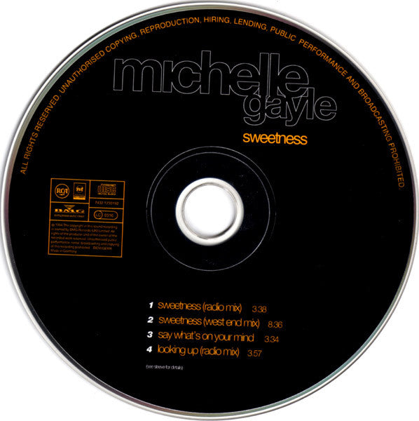 Michelle Gayle : Sweetness (CD, Maxi)
