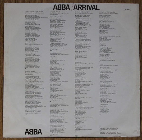 ABBA : Arrival (LP, Album)