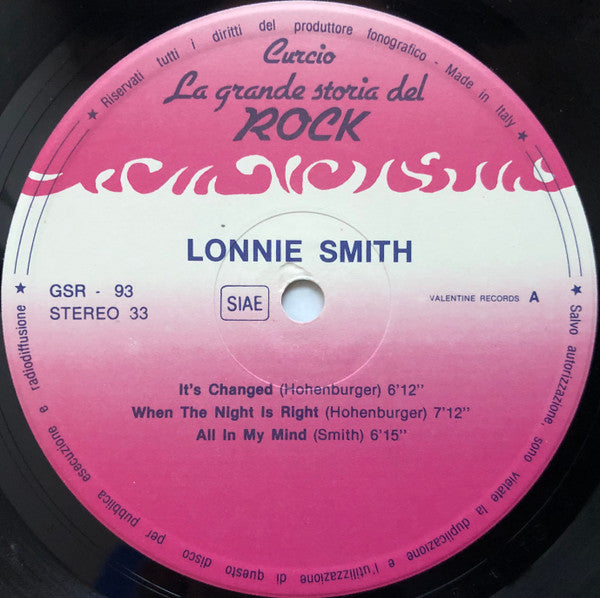 Lonnie Smith / B.J. Thomas : Lonnie Smith / B.J. Thomas (LP, Comp)