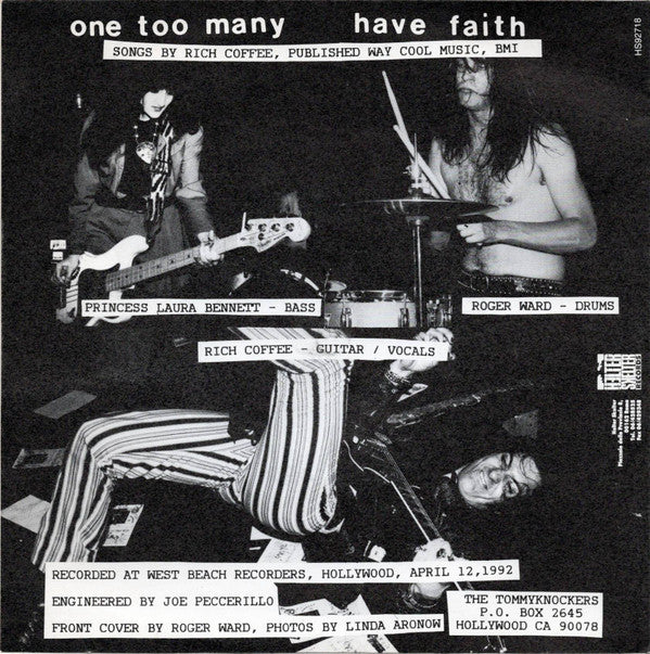Tommyknockers (3) : One Too Many (7", Single)